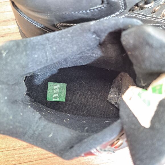 Cougar 'Zergon' Lace Up Work Boots in Black Men's Combat Boots Size 11 M - Picture 7 of 9